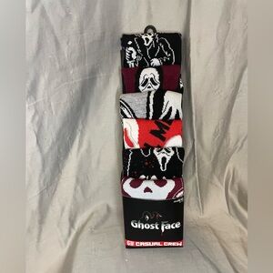NWT Ghost Face Casual Crew Socks Set